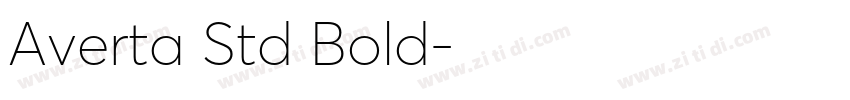 Averta Std Bold字体转换 Averta Std Bold字体转换